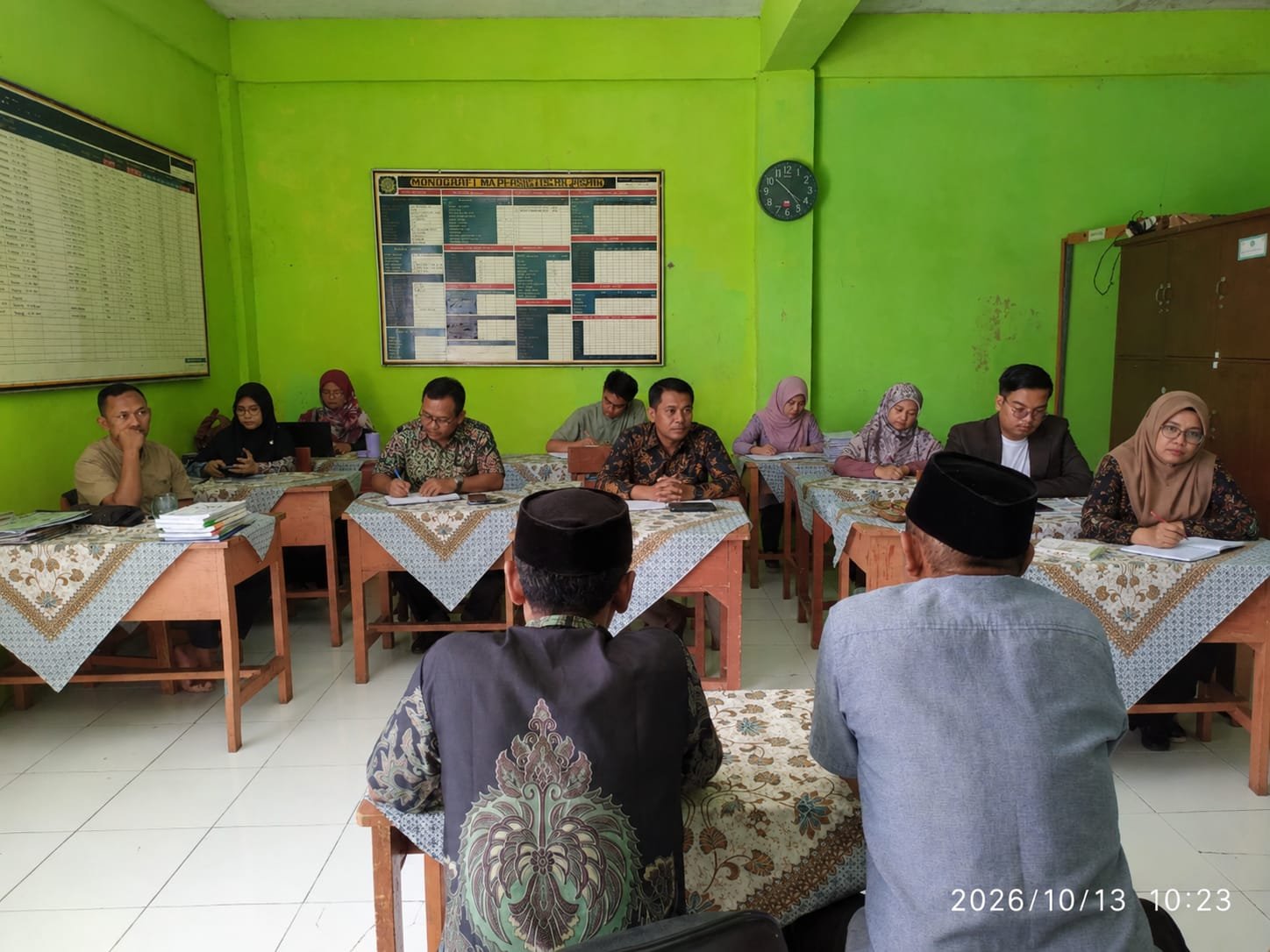 Mudir Mu'allimien PPI 165 Arjasari Gelar Rapat Pengurus, Bahas Persiapan PLKJ Kelas XII dan Agenda Madrasah